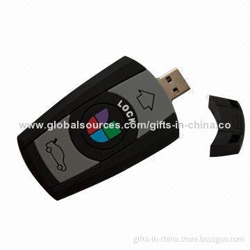 BMW Key USB Flash Disk, Customized Colors/Logos Accepted, Toshiba Chipset Inside and Free Samples